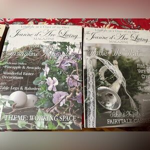 Lot of 2 Jeanne d’ Arc Living Magazine 2012 and 2013